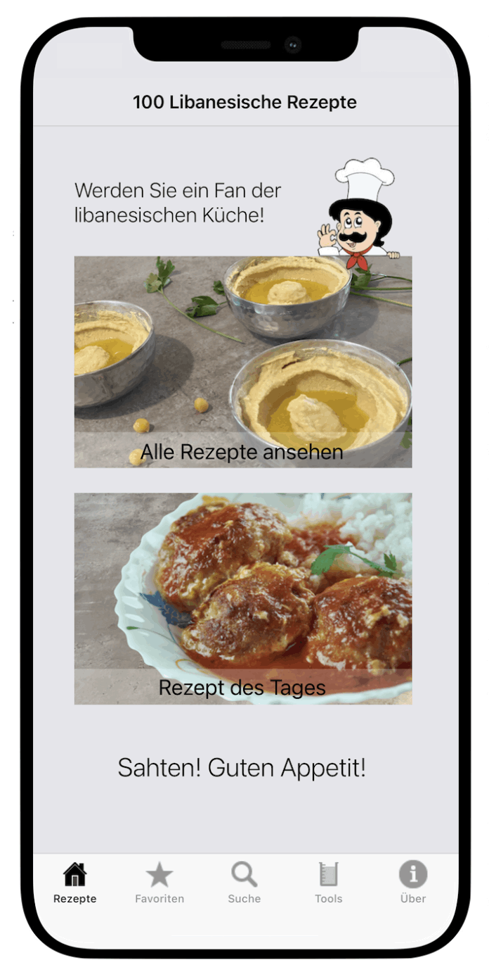 100 Libanesische Rezepte - iOS App