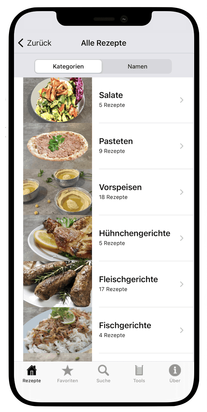 100 Libanesische Rezepte - iOS App